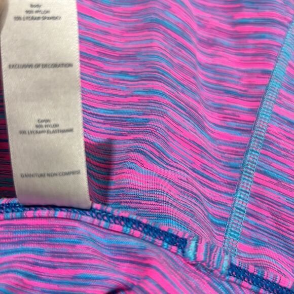 Ivivva pink and blue Racerback athletic tank Girl’s size 12 EUC - Picture 8 of 8